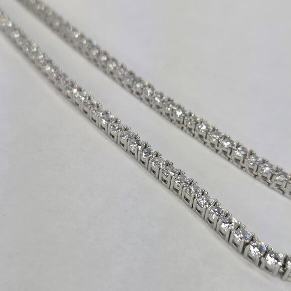 Marchesa Cubic Zirconia Tennis Collar Statement Necklace, 16" NEW - Picture 9 of 13